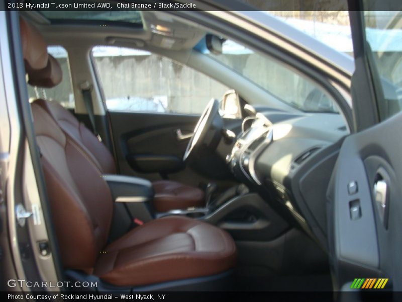 Chai Bronze / Black/Saddle 2013 Hyundai Tucson Limited AWD