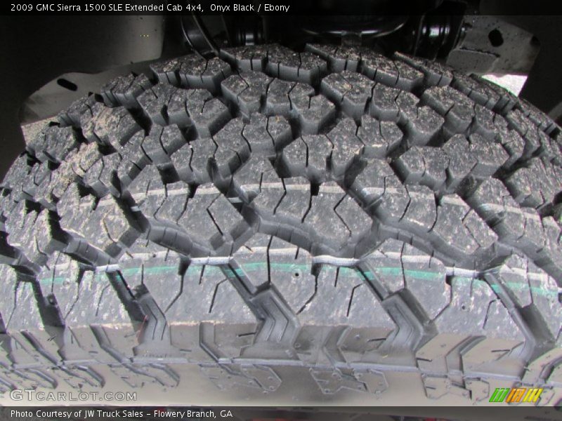 Onyx Black / Ebony 2009 GMC Sierra 1500 SLE Extended Cab 4x4