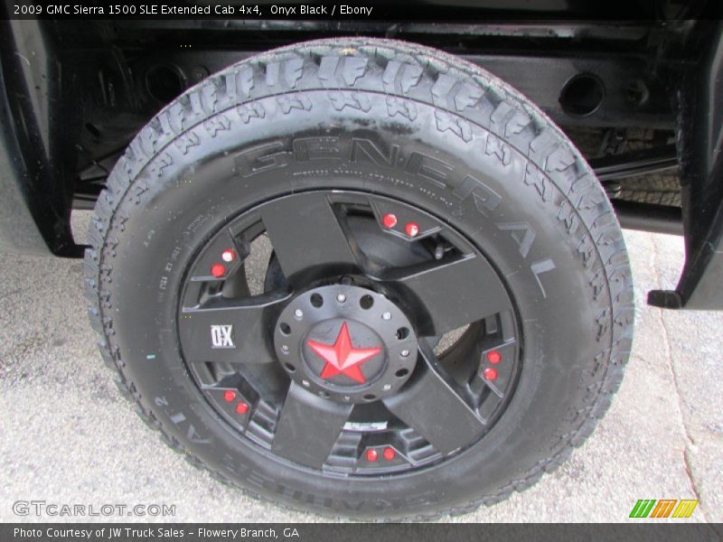 Onyx Black / Ebony 2009 GMC Sierra 1500 SLE Extended Cab 4x4