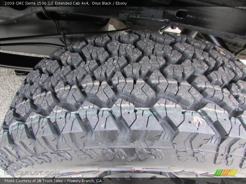Onyx Black / Ebony 2009 GMC Sierra 1500 SLE Extended Cab 4x4