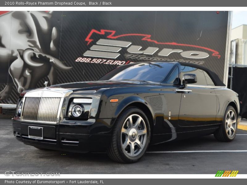 Black / Black 2010 Rolls-Royce Phantom Drophead Coupe