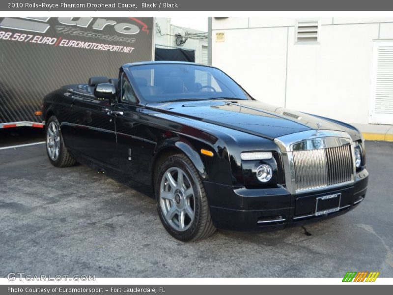 Black / Black 2010 Rolls-Royce Phantom Drophead Coupe