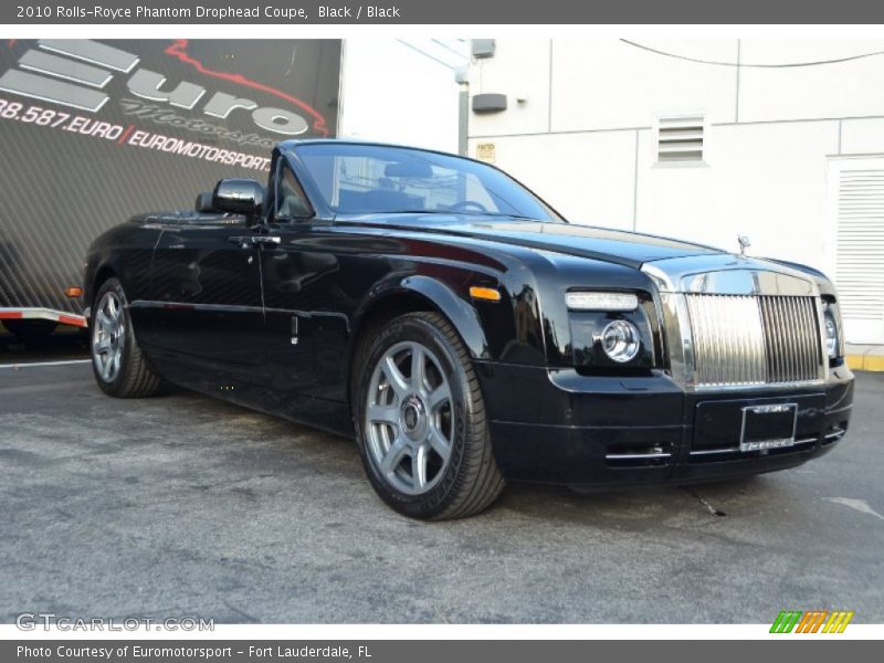Black / Black 2010 Rolls-Royce Phantom Drophead Coupe