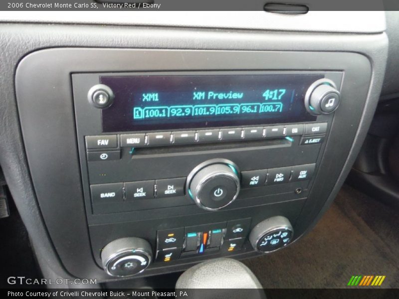 Victory Red / Ebony 2006 Chevrolet Monte Carlo SS