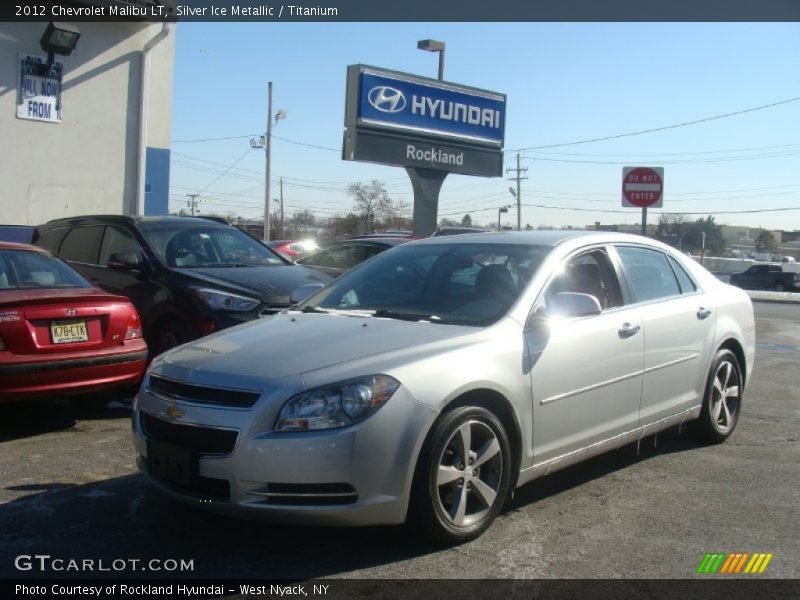 Silver Ice Metallic / Titanium 2012 Chevrolet Malibu LT