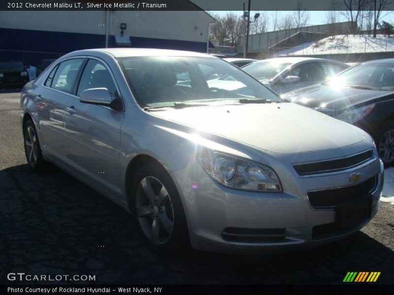 Silver Ice Metallic / Titanium 2012 Chevrolet Malibu LT