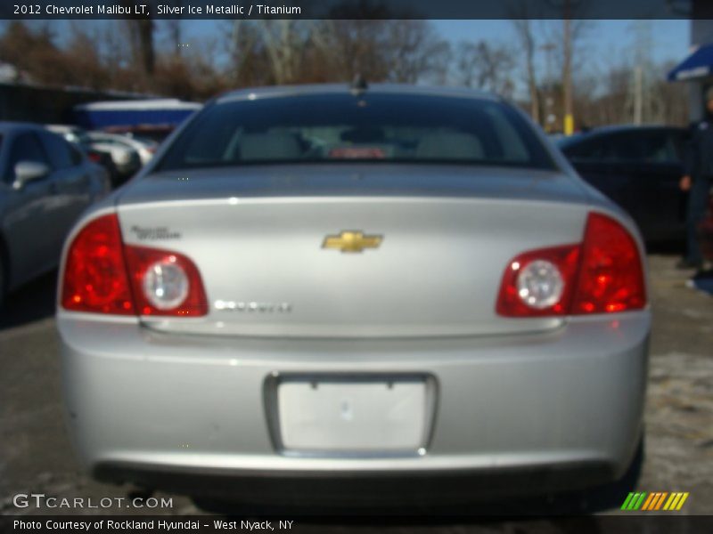 Silver Ice Metallic / Titanium 2012 Chevrolet Malibu LT