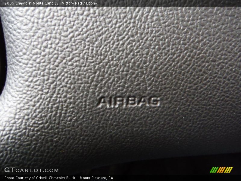 Victory Red / Ebony 2006 Chevrolet Monte Carlo SS