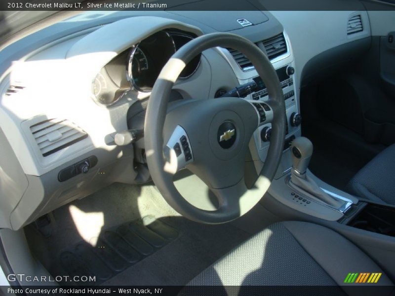Silver Ice Metallic / Titanium 2012 Chevrolet Malibu LT