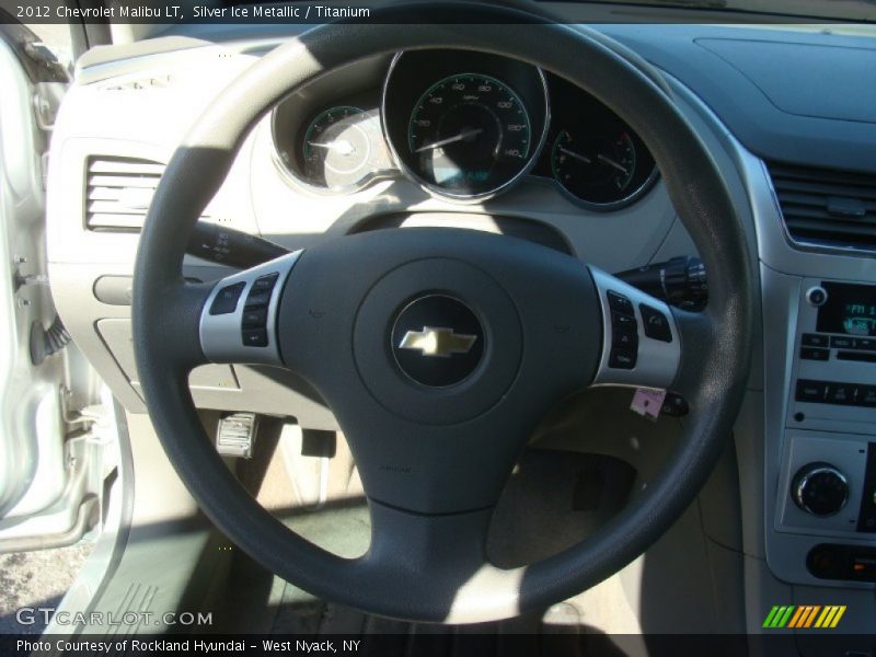 Silver Ice Metallic / Titanium 2012 Chevrolet Malibu LT