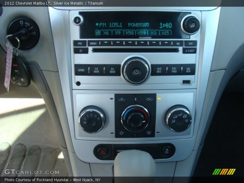 Silver Ice Metallic / Titanium 2012 Chevrolet Malibu LT