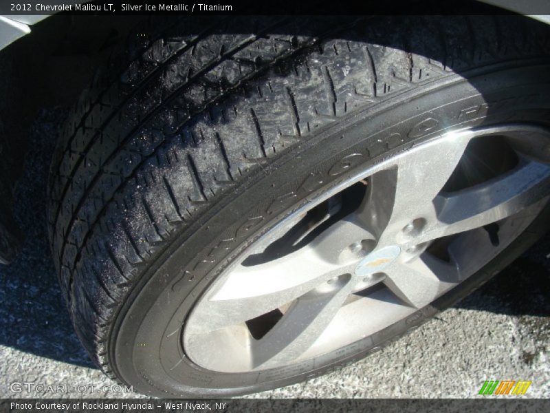 Silver Ice Metallic / Titanium 2012 Chevrolet Malibu LT