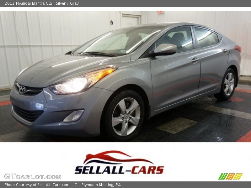 Silver / Gray 2012 Hyundai Elantra GLS