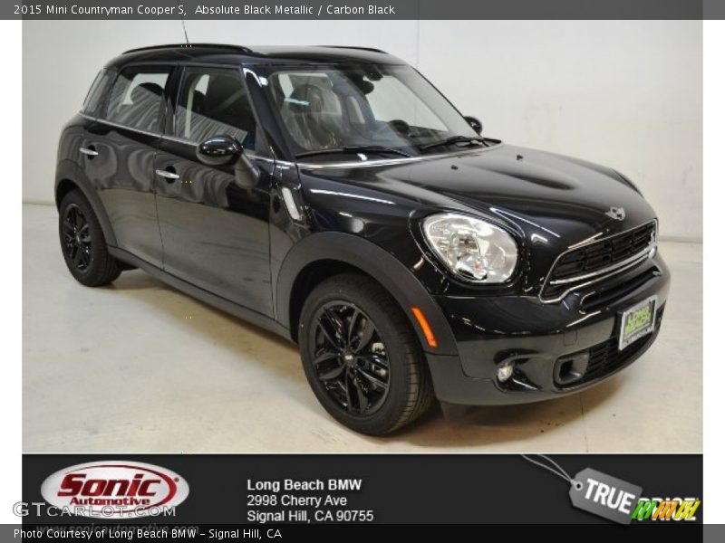 Absolute Black Metallic / Carbon Black 2015 Mini Countryman Cooper S