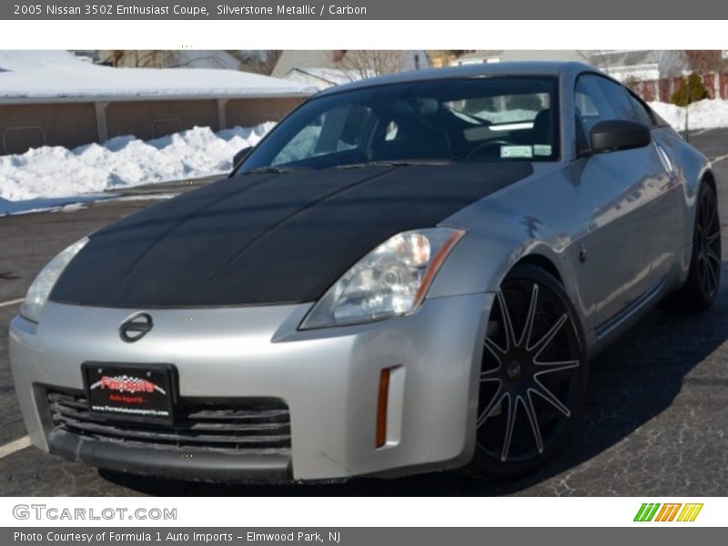 Silverstone Metallic / Carbon 2005 Nissan 350Z Enthusiast Coupe