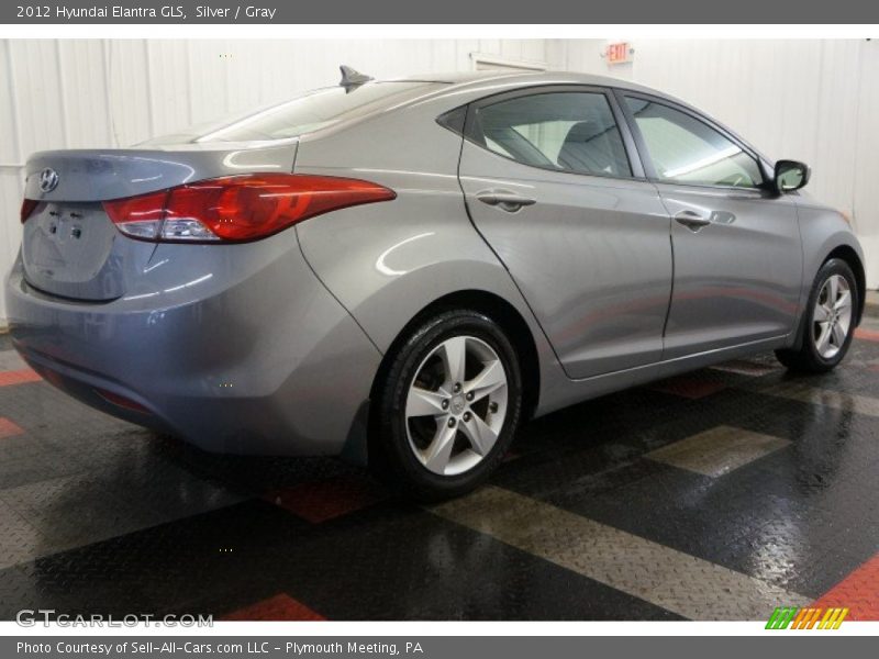 Silver / Gray 2012 Hyundai Elantra GLS