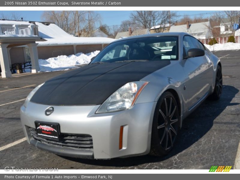 Silverstone Metallic / Carbon 2005 Nissan 350Z Enthusiast Coupe