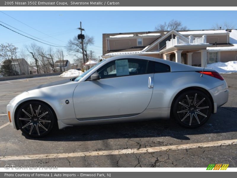 Silverstone Metallic / Carbon 2005 Nissan 350Z Enthusiast Coupe