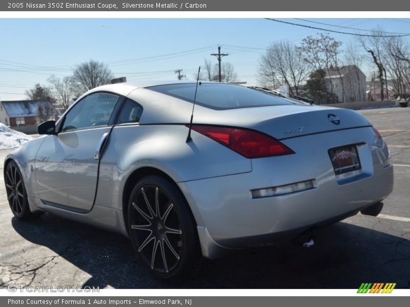 Silverstone Metallic / Carbon 2005 Nissan 350Z Enthusiast Coupe