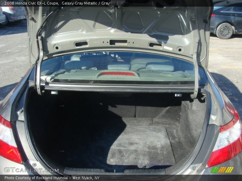 Galaxy Gray Metallic / Gray 2008 Honda Civic EX-L Coupe