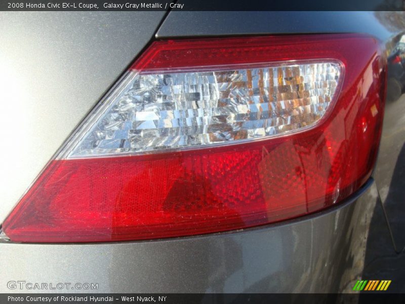 Galaxy Gray Metallic / Gray 2008 Honda Civic EX-L Coupe