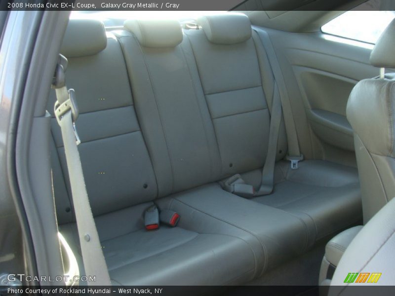 Galaxy Gray Metallic / Gray 2008 Honda Civic EX-L Coupe