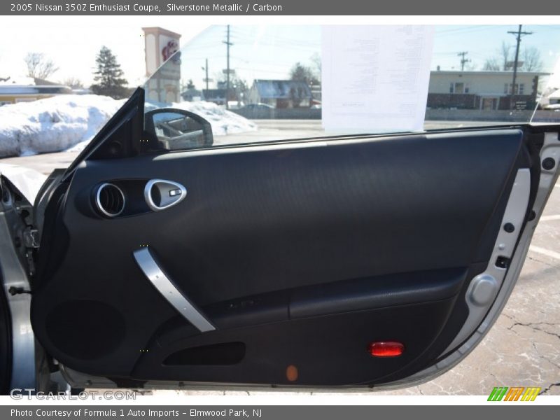 Silverstone Metallic / Carbon 2005 Nissan 350Z Enthusiast Coupe