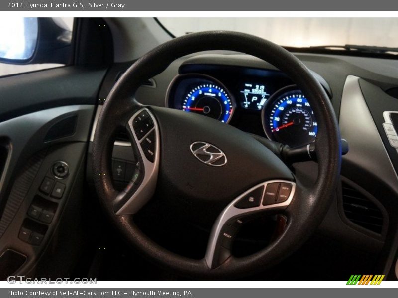 Silver / Gray 2012 Hyundai Elantra GLS