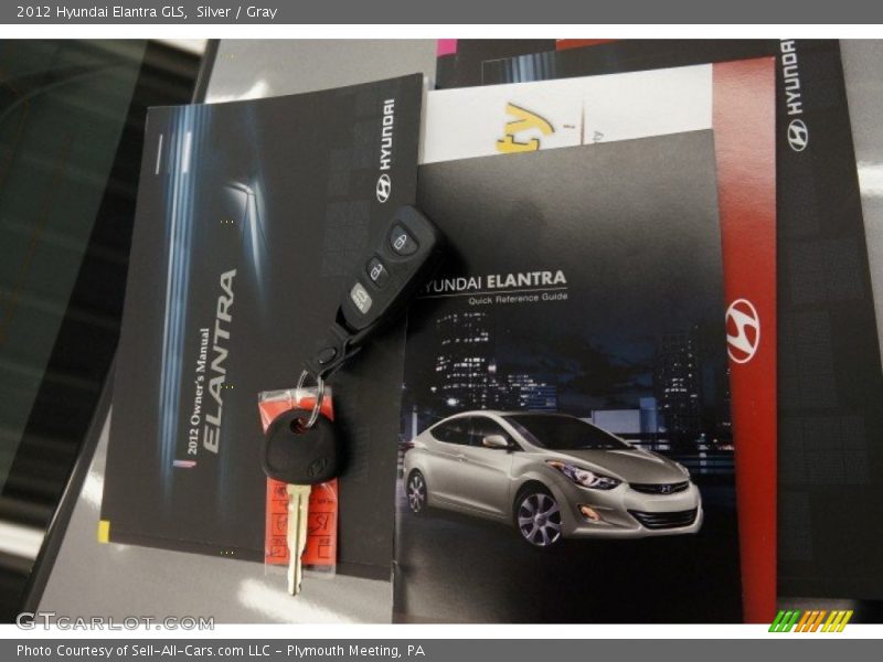 Silver / Gray 2012 Hyundai Elantra GLS