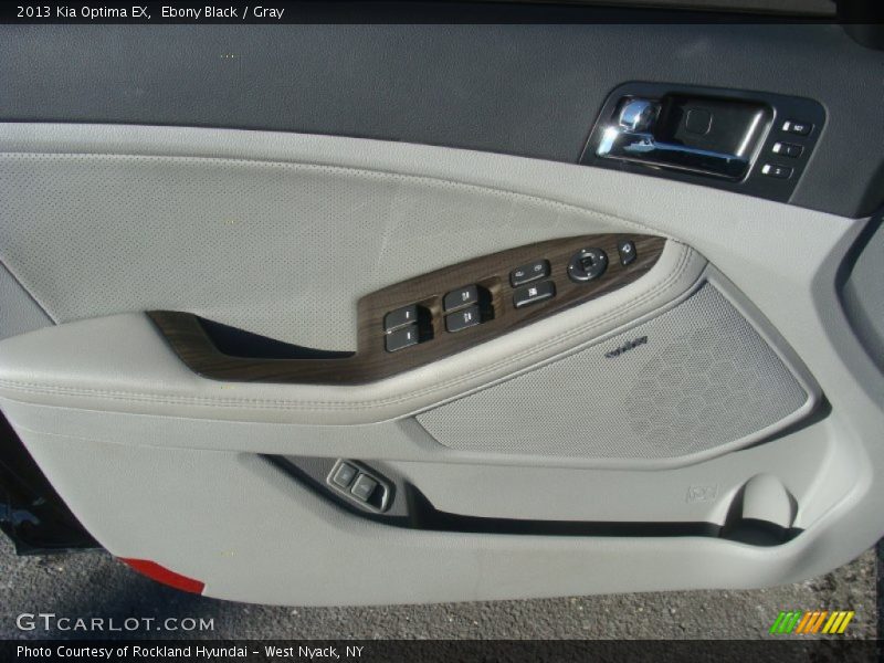 Ebony Black / Gray 2013 Kia Optima EX