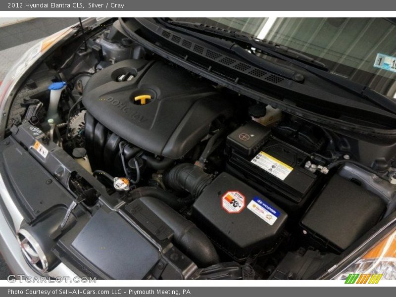 Silver / Gray 2012 Hyundai Elantra GLS