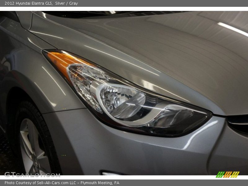 Silver / Gray 2012 Hyundai Elantra GLS