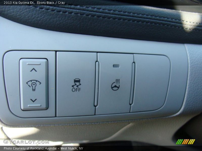 Ebony Black / Gray 2013 Kia Optima EX