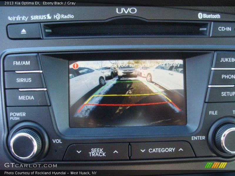 Ebony Black / Gray 2013 Kia Optima EX