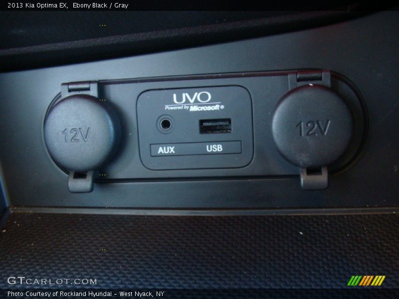 Ebony Black / Gray 2013 Kia Optima EX