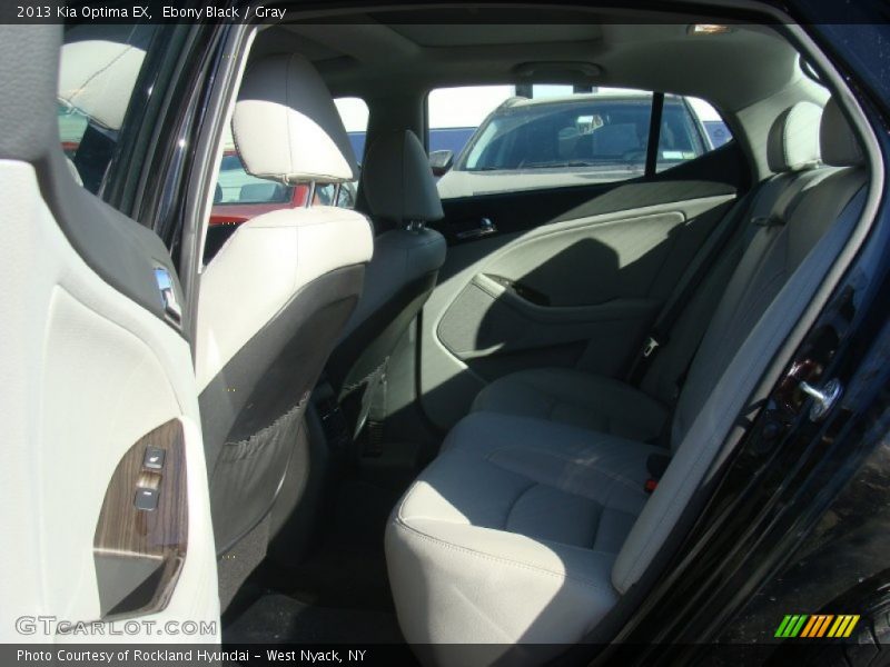 Ebony Black / Gray 2013 Kia Optima EX