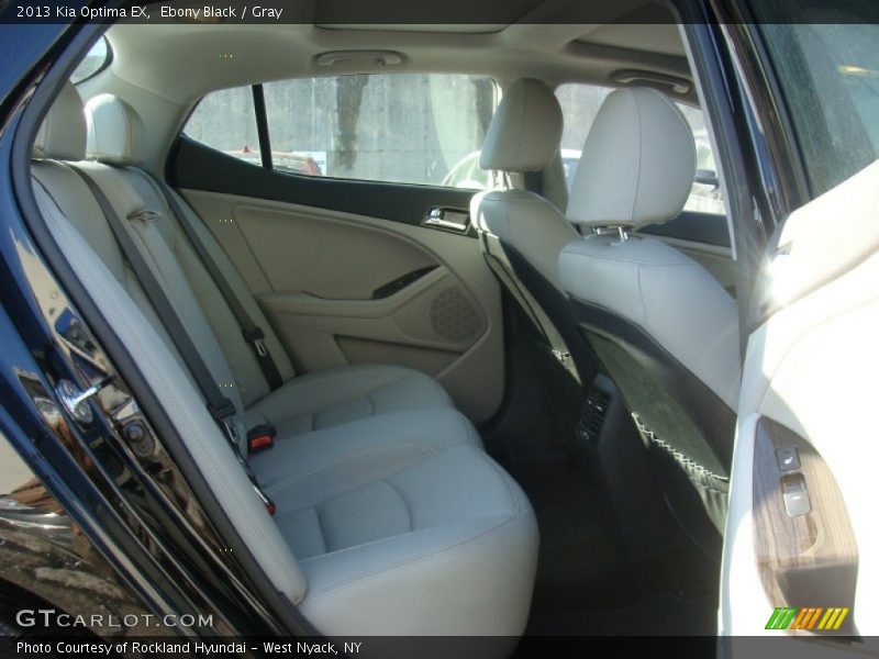 Ebony Black / Gray 2013 Kia Optima EX
