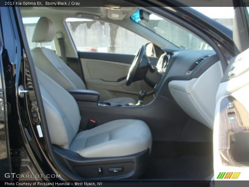 Ebony Black / Gray 2013 Kia Optima EX