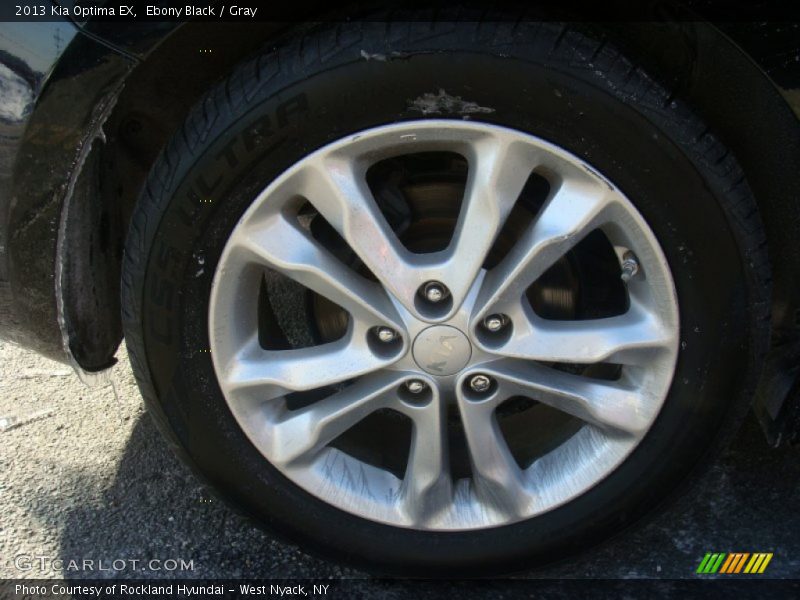 Ebony Black / Gray 2013 Kia Optima EX