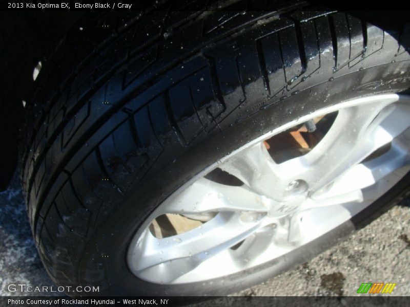 Ebony Black / Gray 2013 Kia Optima EX