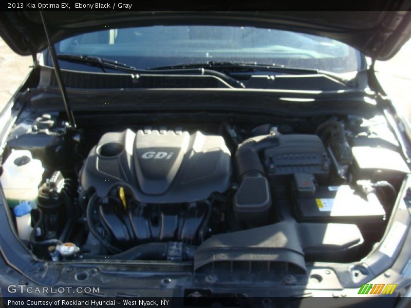 Ebony Black / Gray 2013 Kia Optima EX
