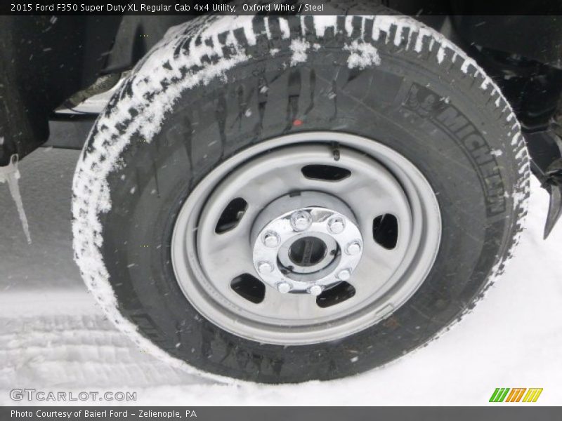Oxford White / Steel 2015 Ford F350 Super Duty XL Regular Cab 4x4 Utility