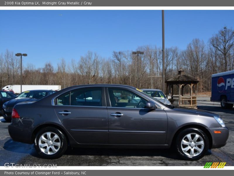 Midnight Gray Metallic / Gray 2008 Kia Optima LX