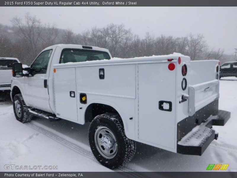Oxford White / Steel 2015 Ford F350 Super Duty XL Regular Cab 4x4 Utility