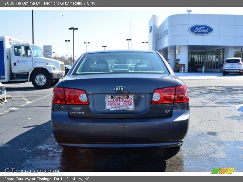 Midnight Gray Metallic / Gray 2008 Kia Optima LX