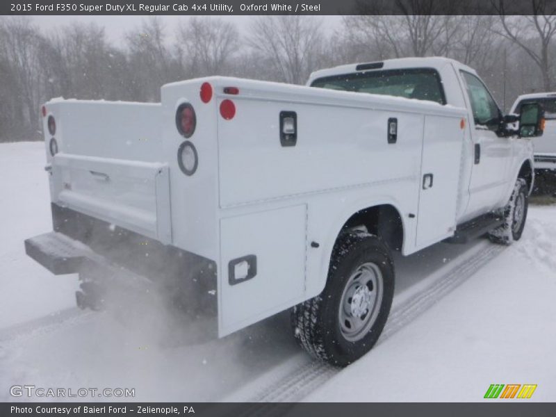 Oxford White / Steel 2015 Ford F350 Super Duty XL Regular Cab 4x4 Utility