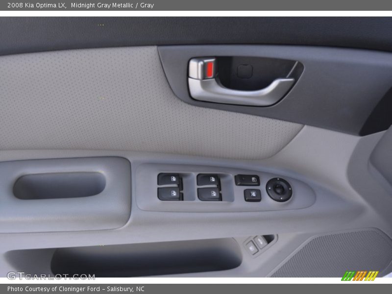 Midnight Gray Metallic / Gray 2008 Kia Optima LX