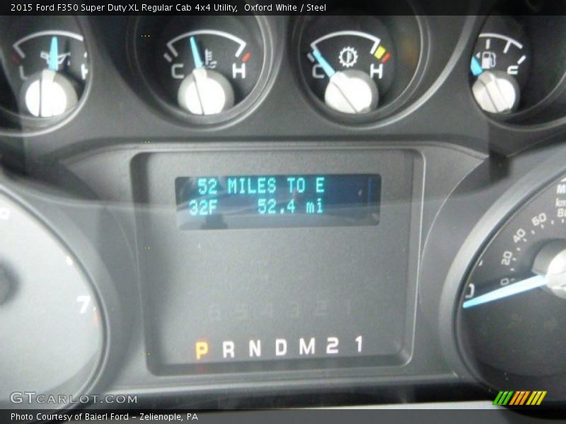 Oxford White / Steel 2015 Ford F350 Super Duty XL Regular Cab 4x4 Utility