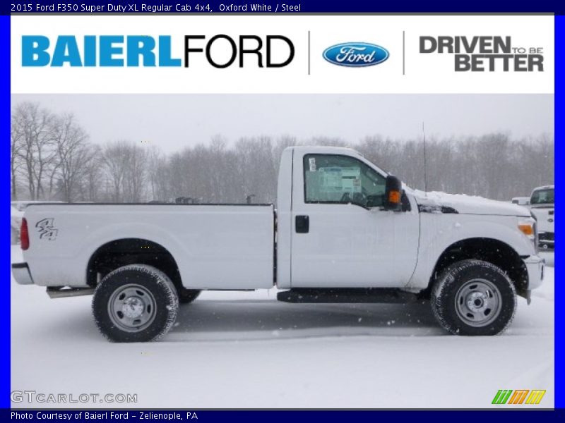 Oxford White / Steel 2015 Ford F350 Super Duty XL Regular Cab 4x4
