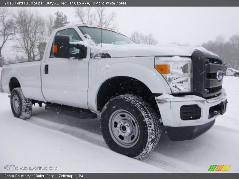 Oxford White / Steel 2015 Ford F350 Super Duty XL Regular Cab 4x4